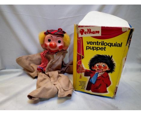 Ventriloquial Pelham Puppet, Walter, excellent condition, wear to box. P&amp;P Group 1 (£14+VAT for the first lot and £1+VAT 