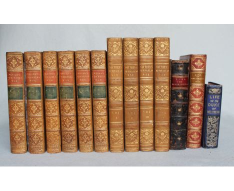 History of the Peninsular War, vols, I to IV only, new edition 1828, 8vo, calf gilt; NAPIER (Sir W F P) History of the War in
