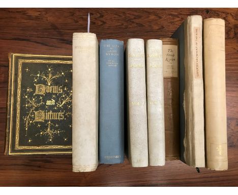STEVENSON (R L) Poems, 1913, vellum, one of 500 copies; New Arabian Nights, new edition 1889, one of 100 large paper copies, 
