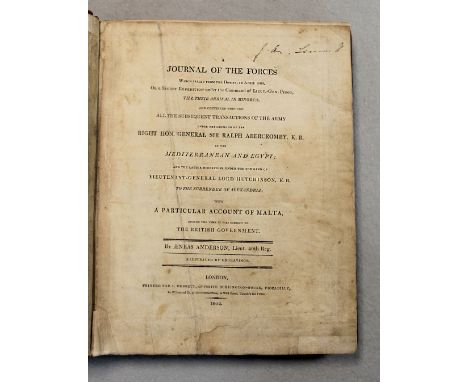 A Journal of the Forces which Sailed from the Downs, in April 1800, on a Secret Expedition under the Command of Lieut. Gen. P