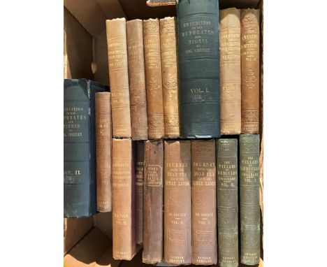 CHESNEY (F R) The Expedition for the Survey of the Rivers Euphrates and Tigris, vols. I and II only (of 3), 1850, neat ex. li
