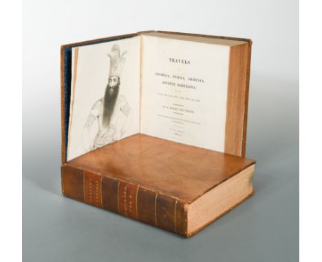 Travels in Georgia, Persia, Armenia, Ancient Babylonia, in 2 vols. London 1821-22, 4to, folding maps, plates and plans, a few