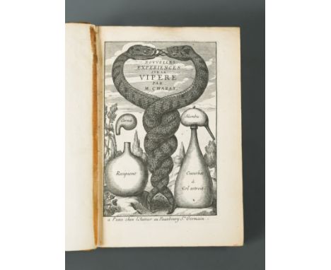 Nouvelles expériences sur la Vipère. Paris: chez l'auteur, et Olivier de Varennes, 1669, 8vo, first edition, engraved title, 