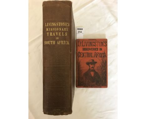 Missionary Travels and Researches in South Africa, first edition 1857, 8vo, folding frontispiece, geological plate, 2 folding