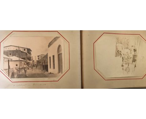 43 photographs (about 11 x 15cm), of Buganda, including the Infant King Daudi Cwa II with Apolo Kagwa, Lake Victoria and othe