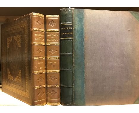 Memoirs Historical and Topographical of Bristol and its Neighbourhood, 2 vols., 1821-23, 4to, plates, light spotting and age 