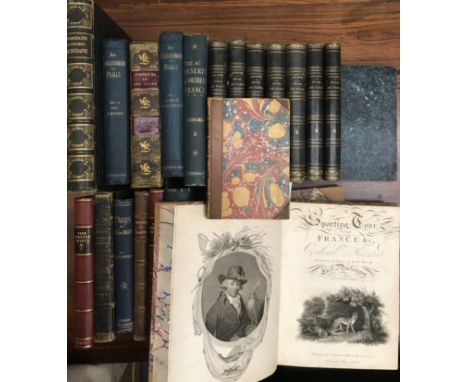 A Sporting Tour through France, 2 vols., London 1806, 4to, portrait, engraved titles, plates including folding, vol. II with 