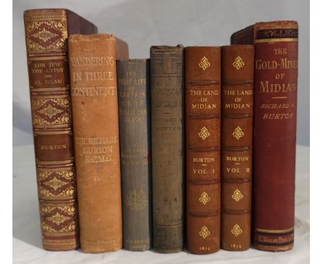 The Gold Mines of Midian, 1878, 8vo, first edition, half title, folding map, publisher's catalogue at end, some foxing (mainl