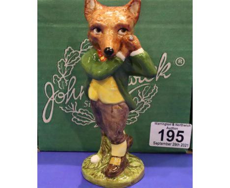 Boxed Beswick special edition figurine, Around With Foxy, H: 15 cm. No cracks, chips or visible restoration. P&amp;P Group 1 