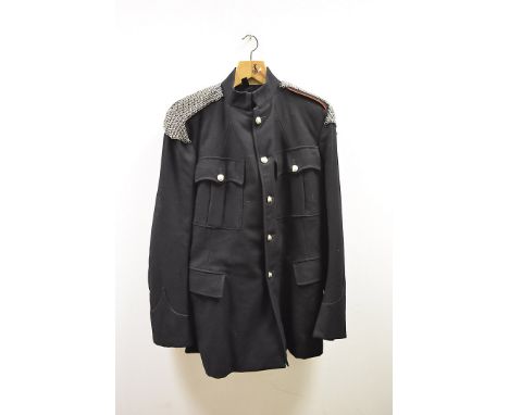 A Royal Artillery No.1 dress uniform, the jacket blue O.R, size 25 by Lotry & Co, dated 1956, the trousers blue O.R, size 16,