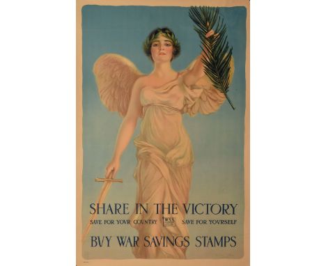 Share in the Victory, Save for your Country, Save for Yourself, Buy War Saving Stamps, artwork by William Haskell Coffin (187