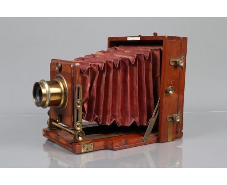 A J. Lancaster and Son Half Plate Camera,  The 1896 Instantograph Patent, 4¾ x 6½in, body G, light scratches to base, few lig