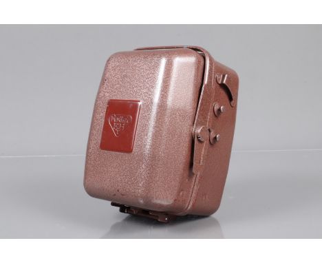 A Rollei Tropical Metal Case, some paint scratches to back, light wear, G 