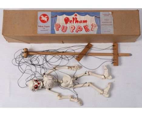 A Pelham Puppet skeleton together with instruction sheet in original box.: