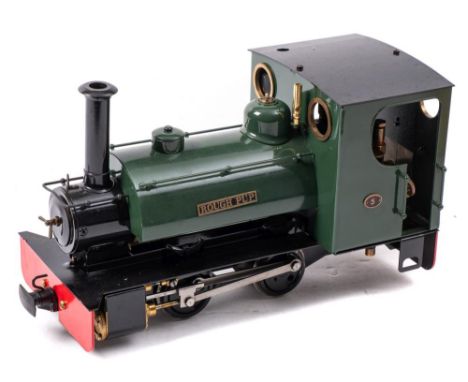 Roundhouse Engineering Co Ltd. An O gauge 'Bertie' live steam 0-4-0 locomotive 'Rough Pup',: dark green with manual operation