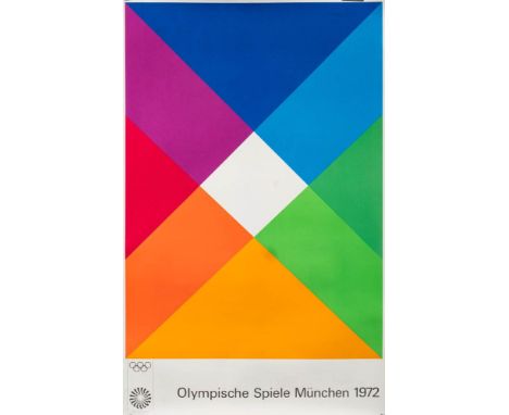 A set of six original colour lithograph 'Olympische Spiele Munchen 1972' posters: after Joesf Albers, Fritz Winter, Jan Lenic