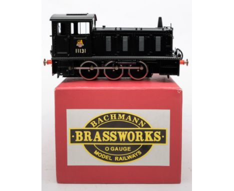 Brassworks Bachmann (SanCheng  China)  O gauge Class 04 0-6-0 Diesel Electric Shunter: BR black, No.11131, 2 rail,  boxed