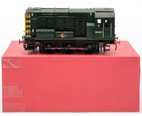 Brassworks Bachmann (SanCheng  China)  O gauge Class 08 0-6-0 Diesel Electric Shunter: BR green, No.D3021, weathered,2 rail, 