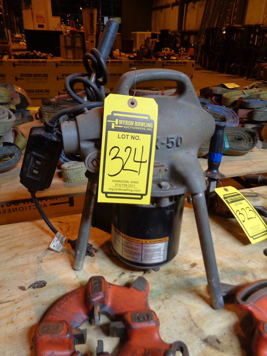RIDGID KOLLMANN MODEL K50 DRAIN CLEANING MACHINE