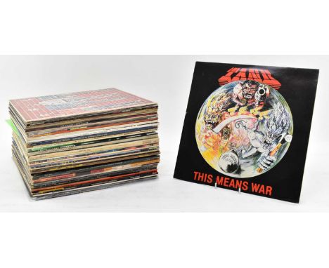 Rock / Pop - a collection of approx 50 long play / LP vinyl record albums. Artist / bands include Tank, Talking Heads, Rod St