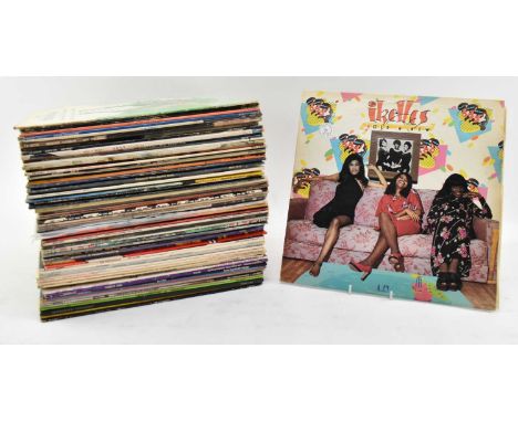 Mixed Genres - a collection of 70+ long play / LP vinyl record albums. Artist / bands include Ikettes, The Impressions, The J