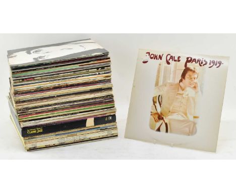 Rock / Pop - a collection of approx 70 long play / LP vinyl record albums and 12" singles. Artists / bands include John Cale,