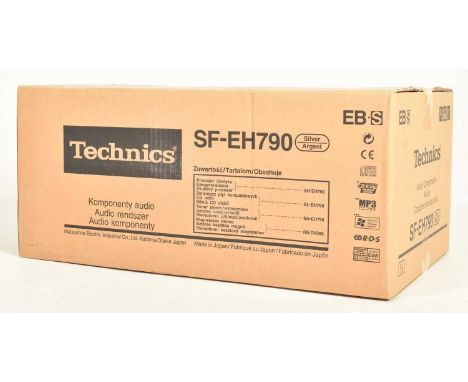 Technics Hi-Fi – Model SF-EH790 – a compact stacking music system. The stack comprises a Sound Processor (SH-EH790), Compact 