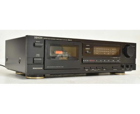Denon Hi-Fi – Model DRM-510 – a Stereo Cassette Tape Deck finished in black. Appears as new in the box with a manual.
Please 
