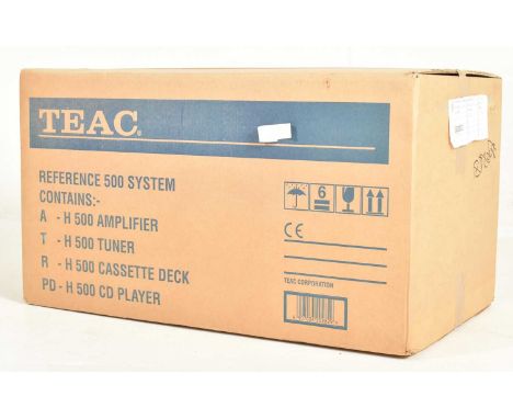 Teac Hi-Fi – Model Reference 500 System – a four-part stacking system comprising a Stereo Amplifier (A-H 500), Stereo Tuner (