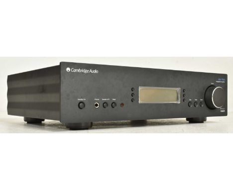 Cambridge Audio - Model azur 740A - an integrated amplifier finished in black. Serial No. YN C4420 0806 0123. With two contro