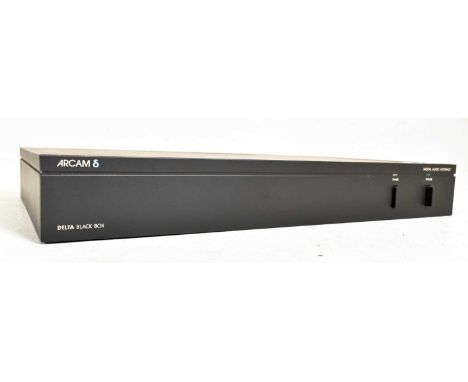 A&amp;R Cambridge Audio - Delta Black Box - a Digital Audio Interface converter finished in black. Serial no. 000076. 
Please