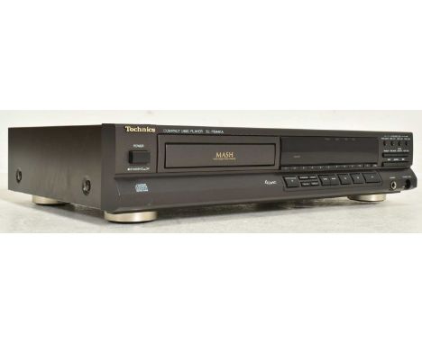 Technics Hi-Fi - Model SL-PG440A - a Compact Disc (CD) Player finished in black. Serial no. VT3GA04191. 
Please see 'Importan