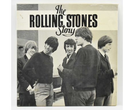 The Rolling Stones Story - German - a twelve-set long play / LP vinyl record album on the Decca label (6.30118). Inserts and 
