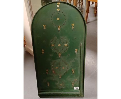 Vintage Green Bagatelle Board Game