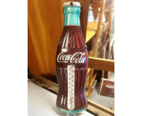 Vintage Coca Cola Thermometer Advertising Sign 41 cm 