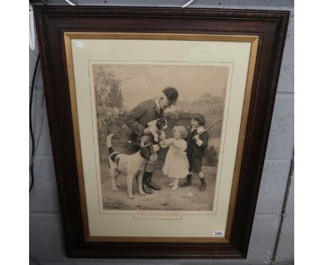 Early print - The Huntsman's Pet by Arthur J Elsley 1908