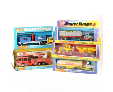 Matchbox Toys collection, die-cast models from the SuperKings, Superfast and Models of Yesteryear series, models include K-18