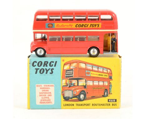 Corgi Toys; no.468 London Transport Routemaster bus die-cast model, boxed.