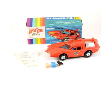 Captain Scarlett and The Mysterons "Spectrum Patrol Car" by Century 21 Toys, boxed, un-used.