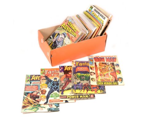 Silver age comics; including Marvel, DC and other publishers, approximately 59 issues including, Fantastic Four no.39, 46, Th