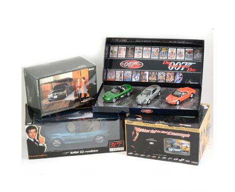 007 James Bond die-cast models and vehicles, mostly relating to later James Bond Films with Pierce Brosnan, including models 