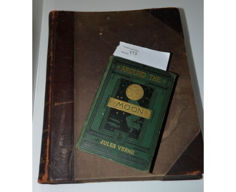 'Around the Moon' by Jules Verne dated 1876 authors edition with illustrations, published by Samson Low, Marsden, Searle and 