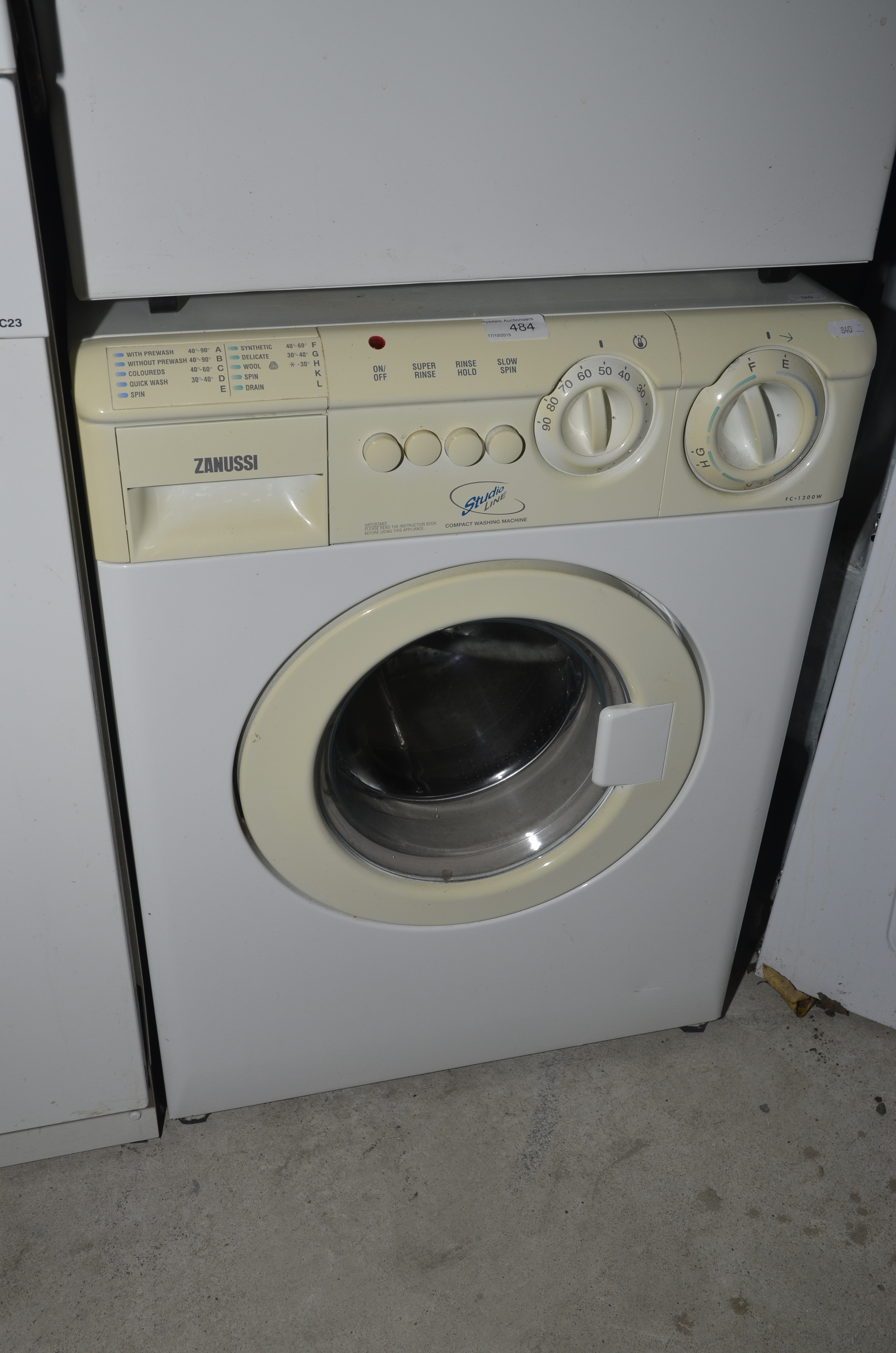 Mini Zanussi Studio Line washing machine