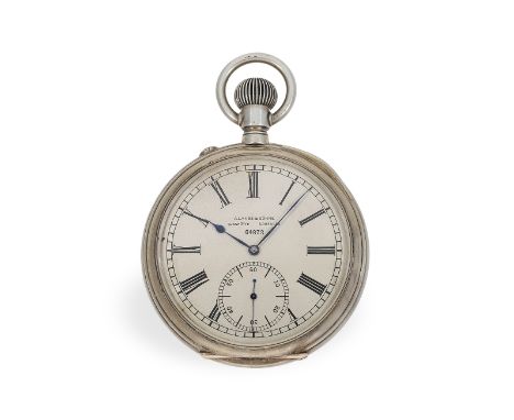 Taschenuhr: museales Halbsekunden-Beobachtungschronometer, A. Lange &amp; Söhne Glashütte No.64872, ORIGINALBOX!!!: Originalb
