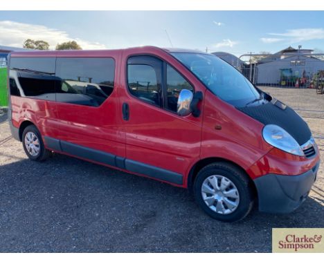 Vauxhall Vivaro 2900 CDTi LWB day van, Registration FH57 JRV, Date of first registration 13/12/2007. 273,861miles. MOT until 