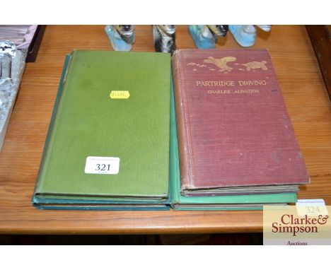 Four various books to include The Field 1853-1953, Complete book of Home Food Preservation, Partridge Driving First Edition, 