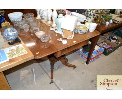 A 19th Century mahogany drop leaf sofa table 