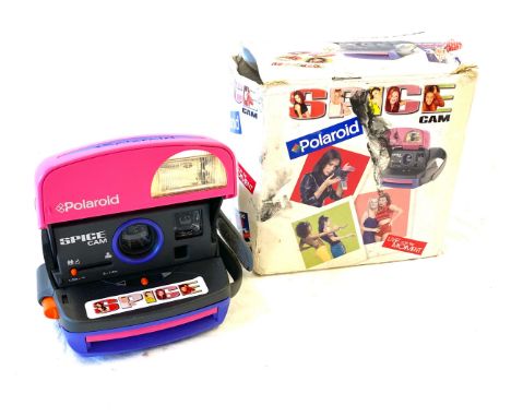 Vintage Boxed spice cam polaroid live for the moment polaroid 600 
