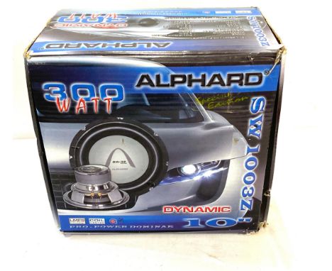 300 watt Alphard dynamic SW 1003z car speaker 