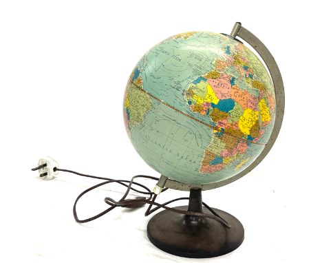 Vintage light up globe working order 